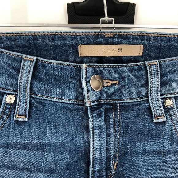 Joe’s Jeans Raw Hem Ankle Skinny Jeans Mid Rise size 25 - Picture 8 of 12